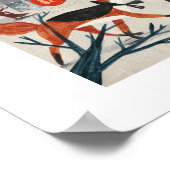 可愛いハロウィーンの子供のコスチュームのトリックとトリートパレード ポスター (角)