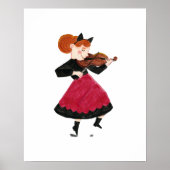 可愛いハロウィーンの子供のコスチュームのトリックとトリートパレード ポスター (正面)