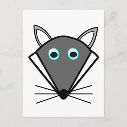 可愛いハロウィーンウルフポストカード ポストカード (正面)