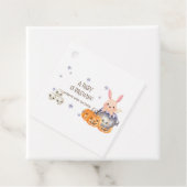 可愛いハロウィーンカルドロンベビーがシャワーを醸造 フェイバータグ (インサイチュ)