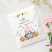 可愛いハロウィーンカルドロンベビーがシャワーを醸造 フェイバーバッグ (封をした状態)