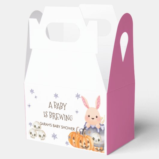 可愛いハロウィーンカルドロンベビーがシャワーを醸造 フェイバーボックス (オープン)