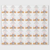 可愛いハロウィーンカルドロンベビーがシャワーを醸造 ラッピングペーパー (フラット)