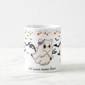 可愛いハロウィーンコーヒーマグ – カスタマイズ可能 コーヒーマグカップ (中央)