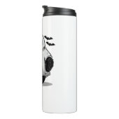 可愛いハロウィーンスロースTシャツ可愛不気味いD タンブラー (回転右)