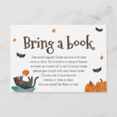 可愛いハロウィーンテーマでブックカードを持って来て エンクロージャーカード (正面)