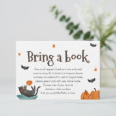 可愛いハロウィーンテーマでブックカードを持って来て エンクロージャーカード (スタンド正面)