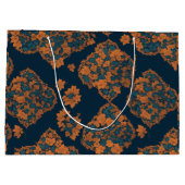 可愛いハロウィーンパターンスプオキーパーティー ラージペーパーバッグ (裏面)