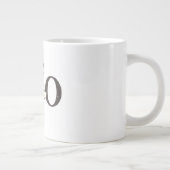 可愛いハロウィーンマグ – "Boo"幽霊with Bow ジャンボコーヒーマグカップ (右)