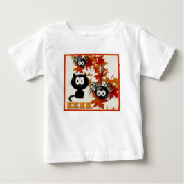 可愛いハロウィーン幼児ティー ベビーTシャツ