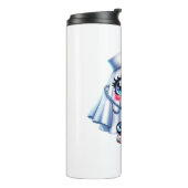 可愛いハロウィーン幽霊をナースの制服クラシックに タンブラー (回転左)