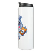 可愛いハロウィーン幽霊をナースの制服クラシックに タンブラー (回転右)