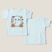 可愛いハロウィーン幽霊クリップアート、おもしろい、かわいい不気味 (デザイン正面&裏面)