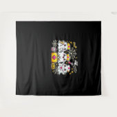 可愛いハロウィーン幽霊ナーストリオとメディカルキットa タペストリー (正面(横))