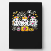 可愛いハロウィーン幽霊ナーストリオとメディカルキットa フォトプラーク (正面)