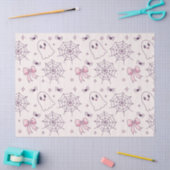 可愛いハロウィーン幽霊&スパイダーウェブパターン 薄葉紙 (クラフト)