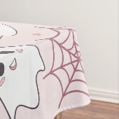 可愛いハロウィーン幽霊&スパイダーウェブパターン(2) テーブルクロス (インサイチュ)