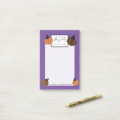 可愛いハロウィーン幾何学的かぼちゃの紙吹雪 ポストイット (デスク上)