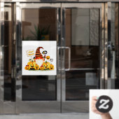 可愛いハロウィーン格言ウィンドウにしがみつく ウィンドウサイン (オフィスドア)