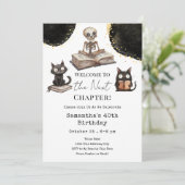 可愛いハロウィーン次章40th大人誕生日 招待状 (スタンド正面)