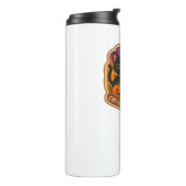 可愛いハロウィーン猫とミイラ刺繍パッチスティック タンブラー (回転左)