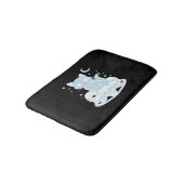 可愛いハロウィーン猫ネコ猫ゴシック様式の美学エッセン バスマット (アングル)