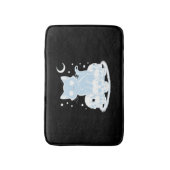 可愛いハロウィーン猫ネコ猫ゴシック様式の美学エッセン バスマット (正面縦)