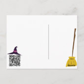 可愛いハロウィーン葉書:象の魔法使いコスム ポストカード (裏面)