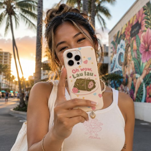 可愛いハワイ - OH WOW LAU LAU Case-Mate iPhoneケース
