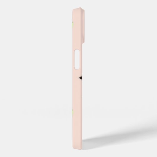 可愛いハートと星模様がピンク Case-Mate iPhoneケース (裏面 / 右)