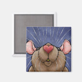 可愛いハートねずみ磁石 マグネット (正面/裏面)