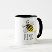 可愛いハートは、黄色いか、またはカスタム文字 マグカップ (正面右)