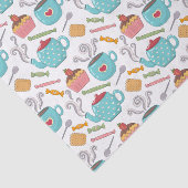 可愛いハートカップコーヒーティービスケットカップケーキ 薄葉紙 (詳細)