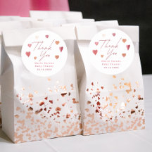 可愛いハートガーリー赤ちゃんシャワーありがとう