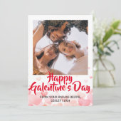 可愛いハートハッピーガレンティンズデイベスティー写真 シーズンカード (スタンド正面)