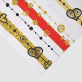 可愛いハートハンドドリングパターン 薄葉紙 (詳細)