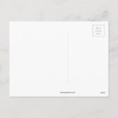 可愛いハートホットエアバルーンバレンティインカード シーズンポストカード (裏面)