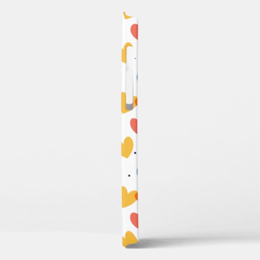 可愛いハート名前をカスタムするIPhoneケース Case-Mate iPhoneケース (裏面 / 左)