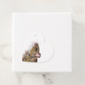 可愛いハート型マウスギフトラベル フェイバータグ (インサイチュ)