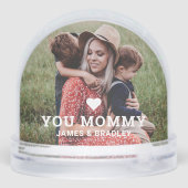 可愛いハート愛あなたママの日の写真 (裏面)