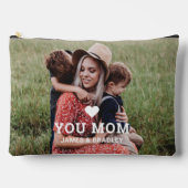 可愛いハート愛あなた母の日の写真 アクセサリーポーチ (正面)