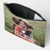 可愛いハート愛あなた母の日の写真 アクセサリーポーチ (見開き)