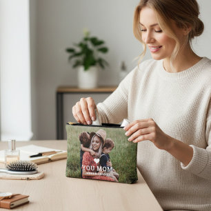 可愛いハート愛あなた母の日の写真 アクセサリーポーチ