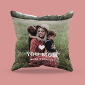 可愛いハート愛あなた母の日の写真 クッション