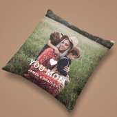 可愛いハート愛あなた母の日の写真 クッション