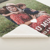 可愛いハート愛あなた母の日の写真 シェルパブランケット (3/4)