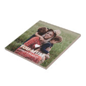 可愛いハート愛あなた母の日の写真 タイル (側面)