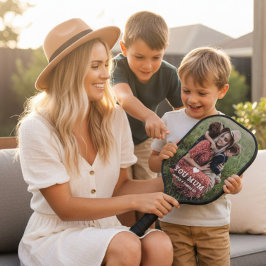 可愛いハート愛あなた母の日の写真 ピックルボールラケット