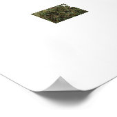 可愛いハート愛あなた母の日の写真 ポスター (角)