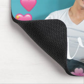 可愛いハート愛あなた母の日の写真 マウスパッド (コーナー)